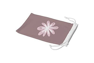 Bonamaison Imprimé Numériquement Lunettes Étui avec Cordon de Serrage, 100% Coton, Sac Lunettes, Pochette à Lunettes, 1 Pièce, Taille: 11x19 Cm