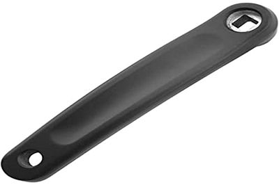 Manivela 130 de imitação de alumínio, cor preta esquerda, para bicicleta Shimano (175 mm)