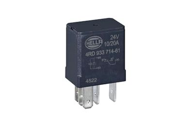 HELLA 4RD 933 714-611 Relay, main current - 24V - 5-pin connector - Changeover Contact