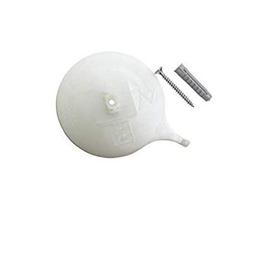 Gardinia Supporto a soffitto Tende in Alluminio 3 Binario Bianco, Confezione da 2 pz, 2 unità