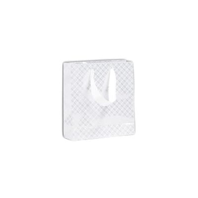 Clairefontaine 223756Cpack - Un lot de 5 Petits Sasc Cadeaux Premium - Format Pocket - Dimensions : 12x4,5x13,5cm - 170g - Motif : Rayures Blanches - Idéal Pour : Parfum, Livre Poche, Jeu Société