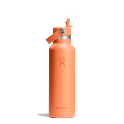 Hydro Flask – Standard Flex Straw Cap 621 ml (21 oz) Bottle – Acciaio Inox, A Prova di Perdite, Compatibile con Portabicchieri – Isolato Freddo 24 Ore – Nectar