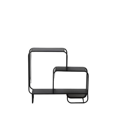 BigBuy Home Hylla svart järn 72 x 30 x 68 cm