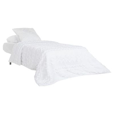 COLCHA POLIESTER 180X260 RELLENO 150 GSM. BLANCO
