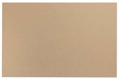 Exacompta - Ref. OfficeByMe 60602D – 1 Soporte de cartón rígido compatible con ratones ópticos y láser, formato ancho de gran longitud y profundidad corta, 57,5 x 37,5 cm, color beige