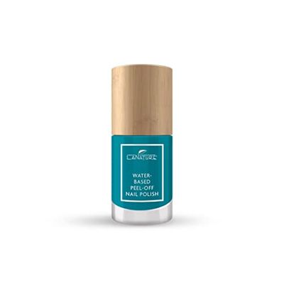 LaNature Smalto a base d'acqua – Blu – Vegan – Waterbased & Peel-Off Ocean Blue, 10 ml