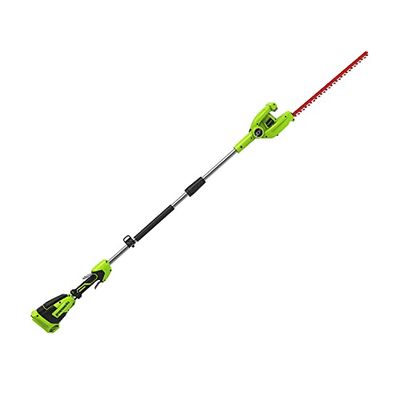 Greenworks G40PHA Accu-telescoopheggenschaar, 40 V, 51 cm, zwaardlengte 18 mm, snijtanden 3200 sneden/min, telescoopstang 250 cm zonder accu en oplader