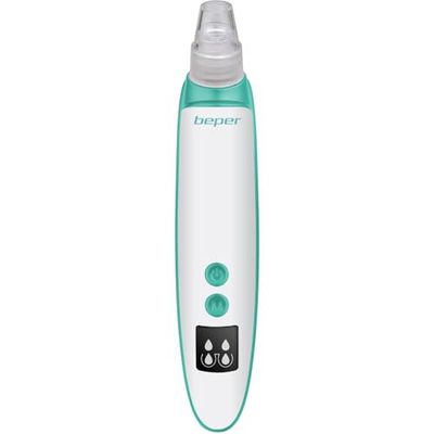 BEPER P302VIS001 Aspirateur de pores et tiges rechargeable, élimine efficacement les points noirs, le sébum, les impuretés, les points noirs et l'acné dans les pores obstrués.