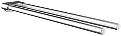 Emco Flow Sztywny wieszak na ręczniki z 2 ramionami, 430 mm, chromowany