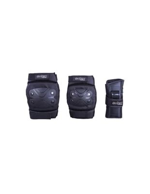 Solex Sports Bottes Solex Combo 30068l Genouillères Mixte, Noir (Noir), Taille Unique