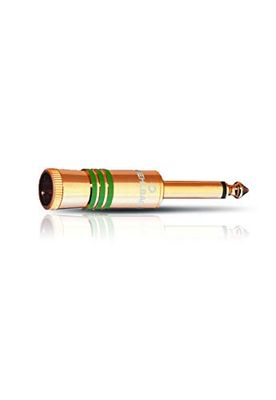 OEHLBACH Jack 63 - Connettore jack mono da 6,3 mm, colore: Oro