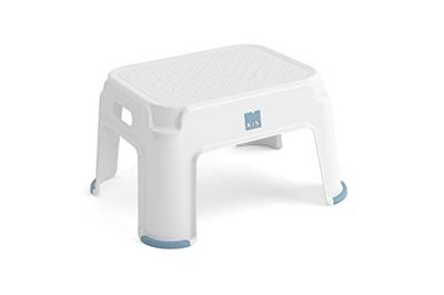 KIS Step Stool Basic WH/SMG pal. H.104, Blanc, 42.8 x 35.8 x 37.6