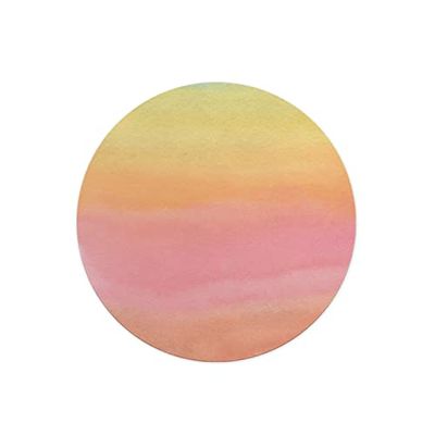 Questo Casa, Round Digital Printed Mouse Pad, Non-Slip Base, for Office and Home, Diameter:22cm