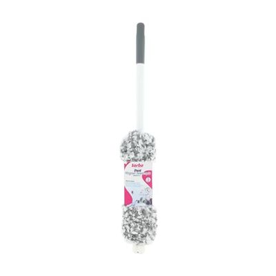 Sorbo Herramienta de imán de Polvo de Microfibra, Mango Extensible de hasta 135 cm para Llegar a Zonas de difícil Acceso, Cabezal de Limpieza Lavable a máquina