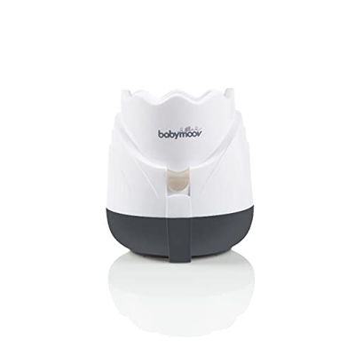 Babymoov A002027 Tulp flessenwarmer, wit/grijs (charcoal)