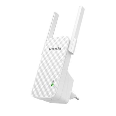 Tenda A9 N300 Repetidor de rede Wi-Fi extensor amplificador de cobertura (300 Mbps, 2 antenas externas, cobertura Wi-Fi sem fios mais de 200 m, compatível com roteadores e ADSL/Fibra)