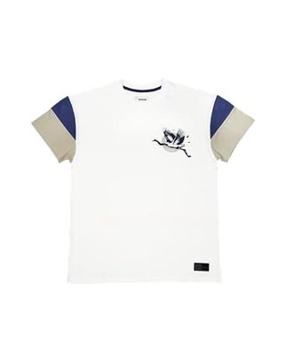 KIMOA T-Shirt A-Traction Bianco Unisex Adulto Bianco S