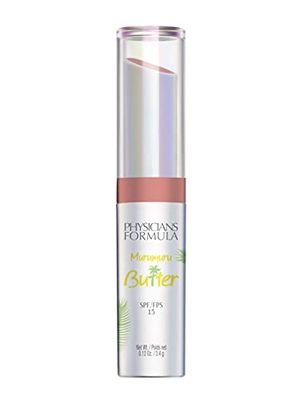 Physicians Formula - Murumuru Butter Lip Cream - Rossetto Cremoso con Tucuma Idratante, Cupuaçu e Miscela di Burro di Murumuru, Acidi Grassi Essenziali e SPF 15 Protettivo - Soaking Up The Sun