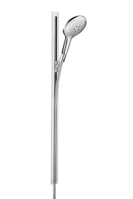 hansgrohe Raindance Select S Set doccia 150 3 getti con asta doccia 90 cm, bianco/cromo, 26626400