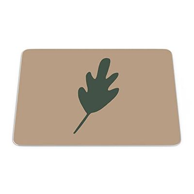 Bonamaison, Muismat, rechthoekig, digitaal bedrukt, antislip onderkant, voor kantoor en thuis, afmetingen: 22 x 18 cm
