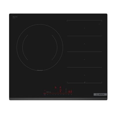Bosch Płyta indukcyjna, 60 cm, seria 6, kombiindukcyjna i strefa 28 cm, elektronika DirectSelect, PerfectFry, Home Connect, czarny, PVJ631HC1E