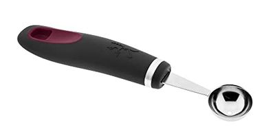 JATA Hogar AC28 Saccuino a Forma di vasino, Colore: Nero, Manico ergonomico in Silicone Antiscivolo, Lavabile in lavastoviglie