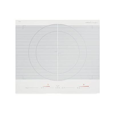 CATA GIGA 600 WH Plaque Vitrocéramique avec 4 zones et 3 fonctions de Cuisson À induction Détection automatique des Récipients Contrôle tactile et indicateur de Chaleur résiduelle & Can Roca
