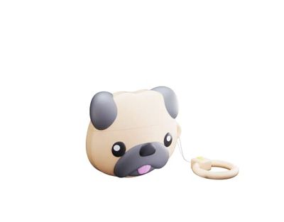 MOJIPOWER, Coque AirPods 3ème Génération, Housse AirPods de Troisième Génération avec Anneau Latéral pour Porte-Clés, Étui de Protection pour AirPods, Modèle Carlin