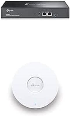 TP-Link Omada OC300 Omada EAP653 Point d'accès WiFi 6 AX3000 planfonier, 1 Port Ethernet Gigabit Support PoE+, Itinérance Transparente, Omada Mesh