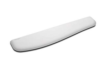 Kensington ErgoSoft Wrist Rest Support for Slim Keyboard, Home Office, Grey - faux leather Ergonomist Approved - Contour shape, Professional Design for Use with MacBook, iMac, Surface, Desktop