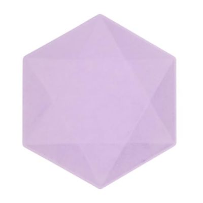 Amscan - Vert Decor bord, 6 stuks, 26,1 x 22,6 cm, feestservies gemaakt van snel hernieuwbare grondstoffen, voor verjaardagen, barbecues, jubilea en nog veel meer