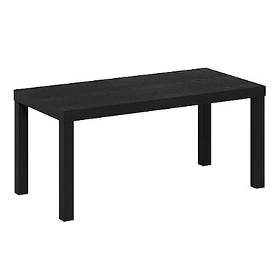 Furinno Classic Semplice Tavolino da Soggiorno, Legno ingegnerizzato, Nero, 1-Confezione