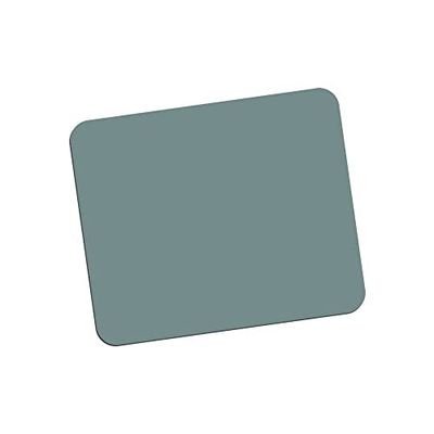 Fellowes musmatta med halkfri gummibas – enfärgad musmatta – lämplig för både optiska och lasermöss – 186 x 224 x 6 mm – silver