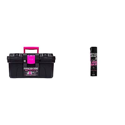Muc-Off 285 Ultimate Motorcycle Care Kit - Must-Have Kit To Clean, Protect And Lube Your Motorbike & 637US All-Weather Motorcycle Chain Lube, 400 Millilitres