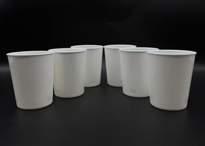 Kimmel Bicchieri da 250 ml, set da 6 pezzi, colore bianco