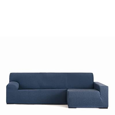 Eysa Llion sofahoes, lycra, blauw, lange mouw, rechts