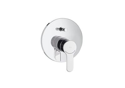 Roca A5A0A09C00 Rubinetto da Incasso monocomando per Bagno-Doccia, Cromato