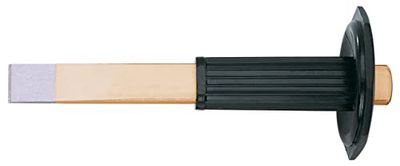 Piquet plat avec poignée de sécurité, acier haute résistance, design ergonomique, idéal pour les travaux de jardinage et de creusage.