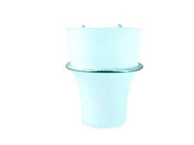 MSV Vaso, Cromado, Transparent/Silber, 10x7x7 cm