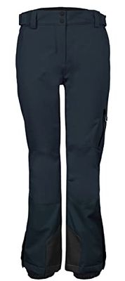 Killtec Dames functionele broek/skibroek met randbescherming en sneeuwvanger KSW 138 WMN SKI PNTS, Petrol, 42, 38868-000