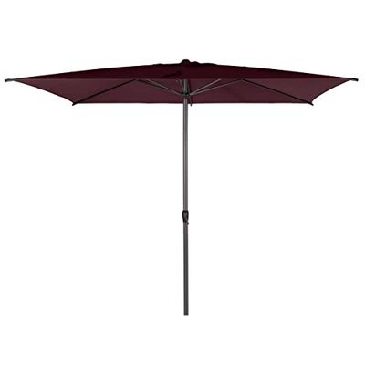 Hespéride - Parasol Droit rectangulaire Loompa Bordeaux