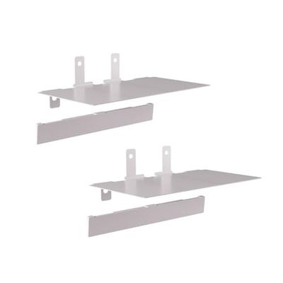 Nanoleaf Uitbreidingsset | 2 ultradunne planken van roestvrij staal, om je favorieten en verzamelingen te laten zien, moeten worden vastgeschroefd (schroeven meegeleverd), decoratie voor gaming en