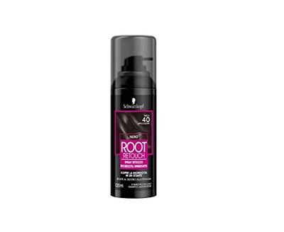 Schwarzkopf, Root Retouch, Spray Ritocco Ricrescita Immediato, Tinta per Copertura Istantanea dei Capelli Bianchi, 40 Applicazioni, Nero