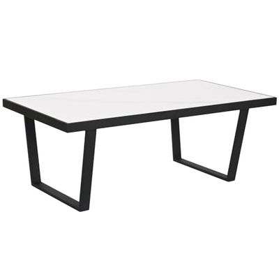 AlexandreHouse Table Centre Metal CERAMIQUE 120X60X43 23,35 Noir