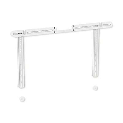 PureMounts Soporte de Altavoz para Montaje Directo en el televisor, Compatible con Sonos ARC, Capacidad de Carga: 10 kg, Blanco