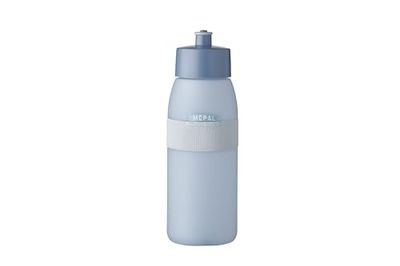 Mepal - Botella Deportiva Ellipse - Práctica Botella de Agua para Deporte y Ocio - Botella Gimnasio Deportiva con Boquilla Blanda - Apta para Lavavajillas y Sin BPA - 500 ml - Nordic blue