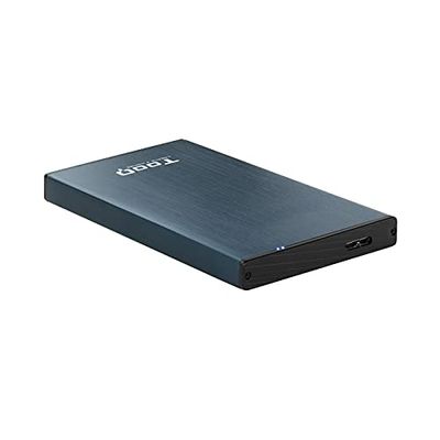 De 2.5" 9.5" USB 3.0/3.1 Gen1 externe behuizing in hemelsblauw is ideaal voor het veilig opslaan en vervoeren van harde schijven, snelle overdracht en volledige compatibiliteit. Pe