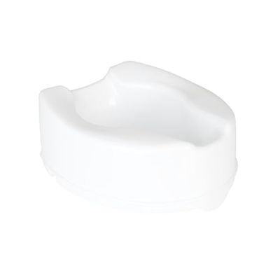 Homecraft Siège de toilette surélevé Savanah sans couvercle, support de siège verrouillable allongé et surélevé pour utilisateurs âgés, handicapés et handicapés, couleur blanche, 150 mm (6 pouces)