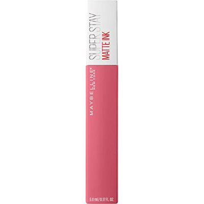 Maybelline Superstay Matte Ink Longlasting Liquid Warm Lipstick Up to 12 Hour Wear, Non Drying 175 Ringleader, Blush Pink, 32 ml (Pack of 1)