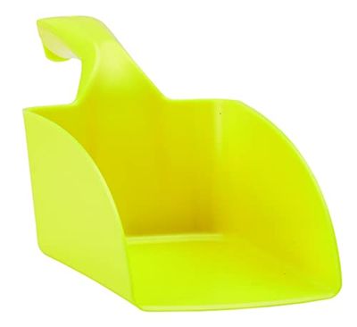 Vikan - Hygiène - Pelle à Main - Droite - Polypropylène - Jaune - 0,5 L